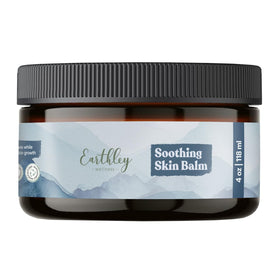 Earthley Wellness front tin showing product branding and compact size