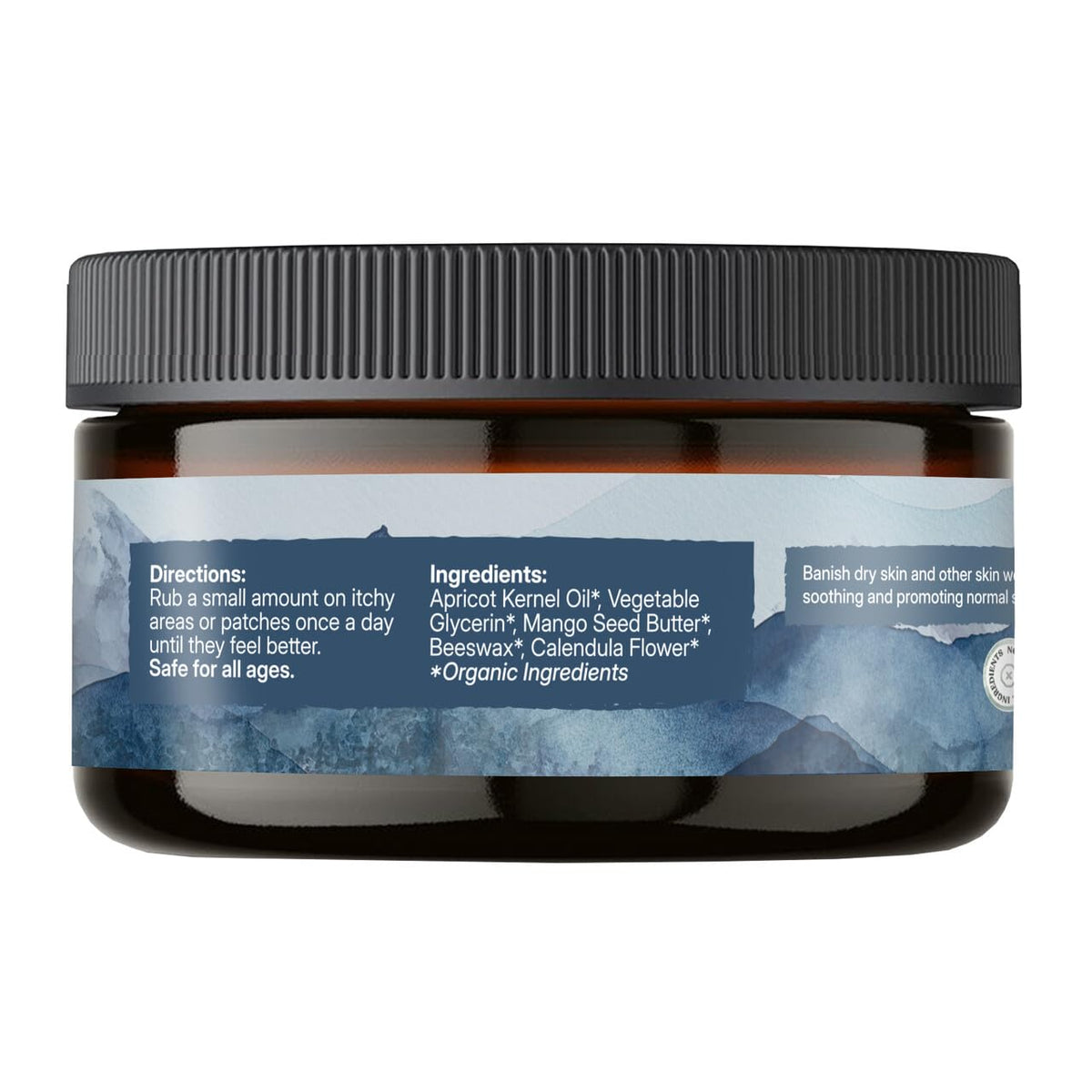 Earthley Wellness calendula flowers next to balm highlighting soothing botanicals