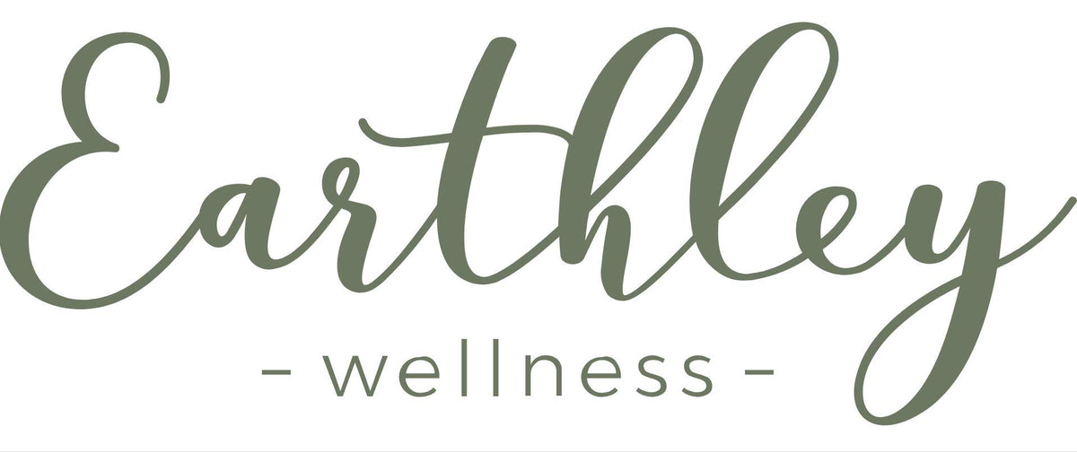 Earthley Wellness label close-up highlighting clean ingredient list and purity