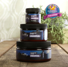 Earthley Wellness label closeup showing magnesium and ingredient clarity benefit