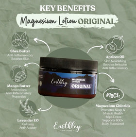 Earthley Wellness open jar texture close-up showing creamy absorbent benefit