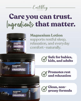Earthley Wellness hand applying lotion demonstrating easy spread and comfort