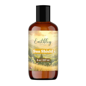 Earthley Wellness front jar view showing clean natural packaging and protective lotion