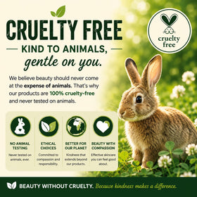 Earthly Body back label close-up displaying ingredient transparency and safety