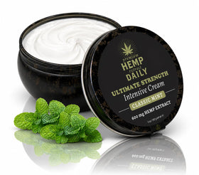 Earthly Body front packaging showing classic mint jar and clear label benefit