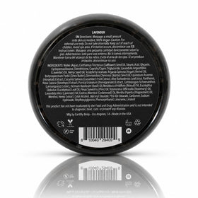 Earthly Body 5oz jar next to everyday objects illustrating portable size benefit