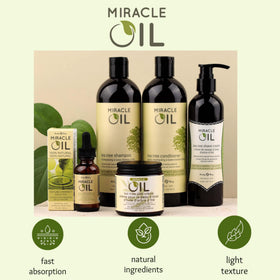 Earthly Body oil on bathroom shelf in lifestyle scene suggesting everyday routine benefit