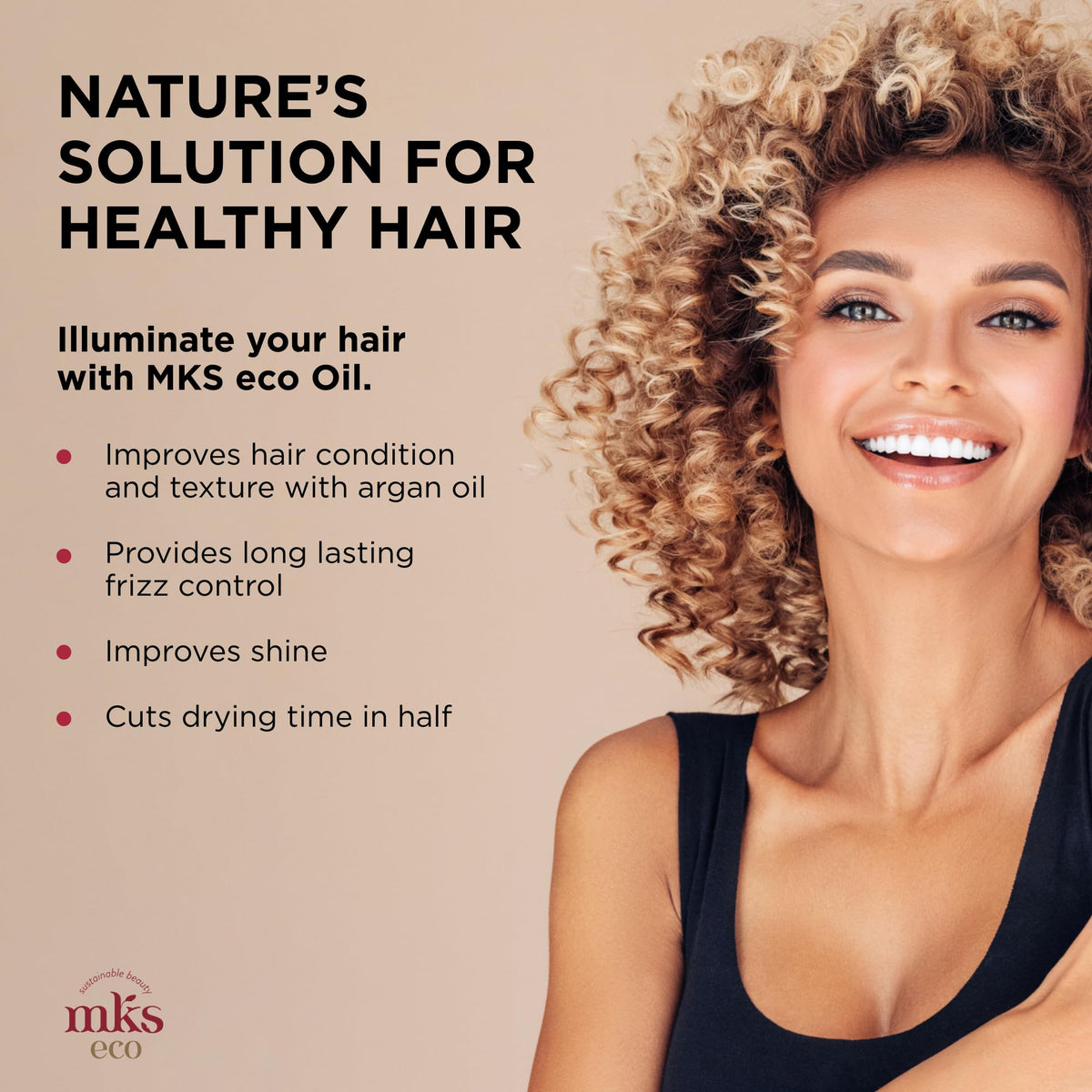 Earthly Body MKS eco Oil clear drops on surface revealing lightweight, non-greasy texture