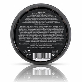 Earthly Body 5oz jar in hand demonstrating compact travel-ready size benefit