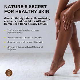 Earthly Body close-up texture of lotion highlighting lightweight absorption