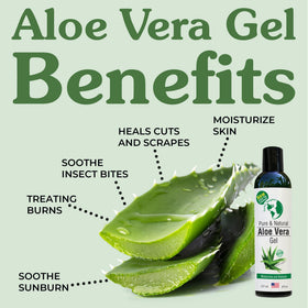 Applying Earth's Daughter gel to face to soothe and hydrate irritated skin