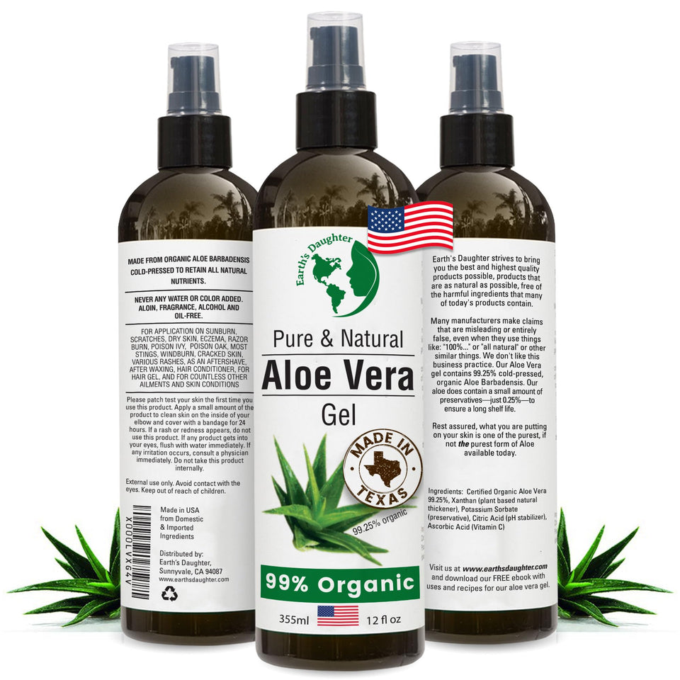 Earth's Daughter front bottle 12 oz showing clean packaging and product benefit