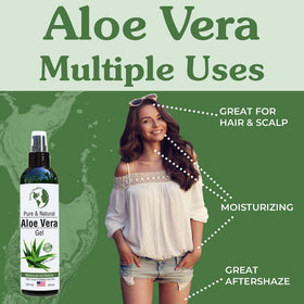 Earth's Daughter dispensing gel from bottle demonstrating easy pump use