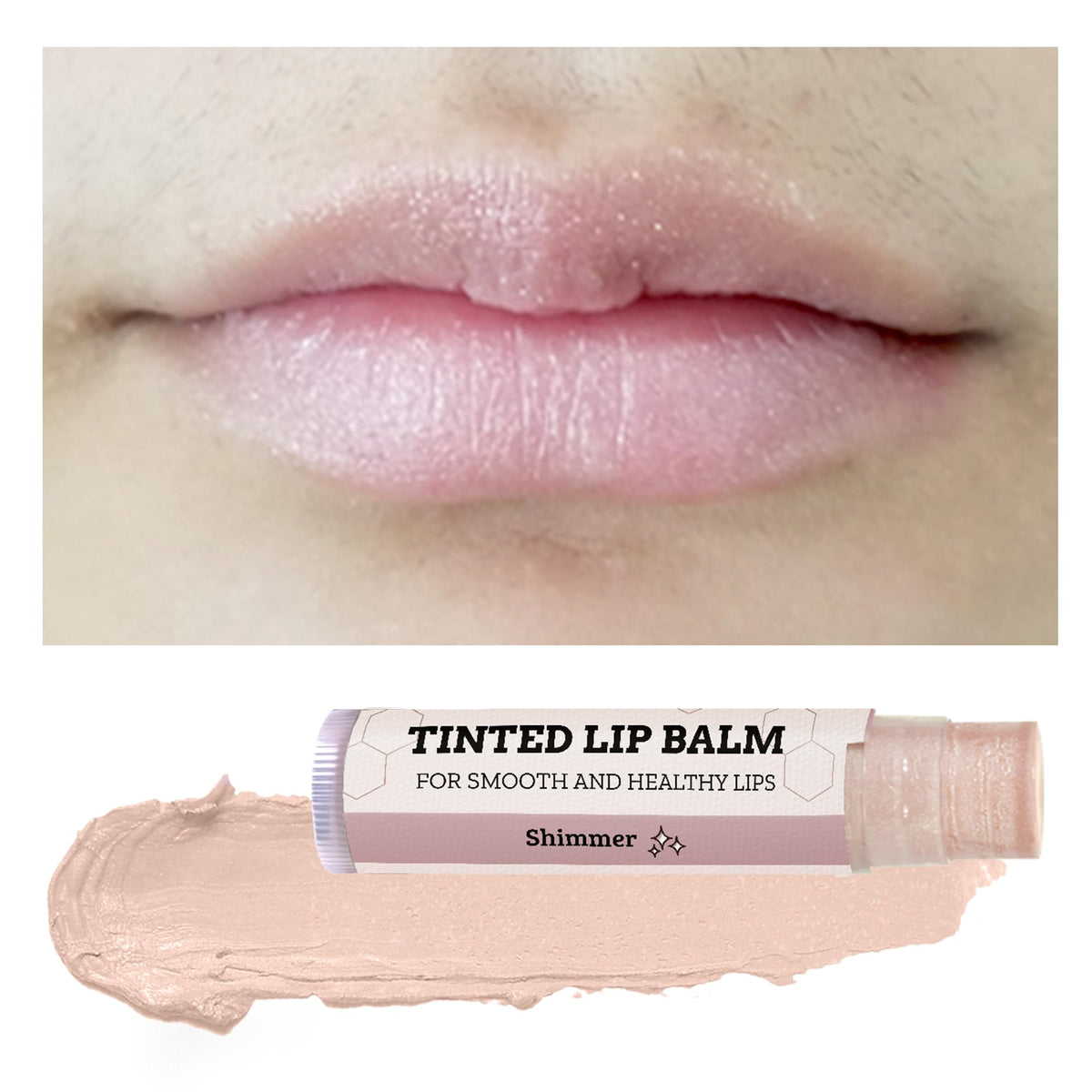 Earth's Daughter texture detail of balm tip illustrating smooth glide and hydration