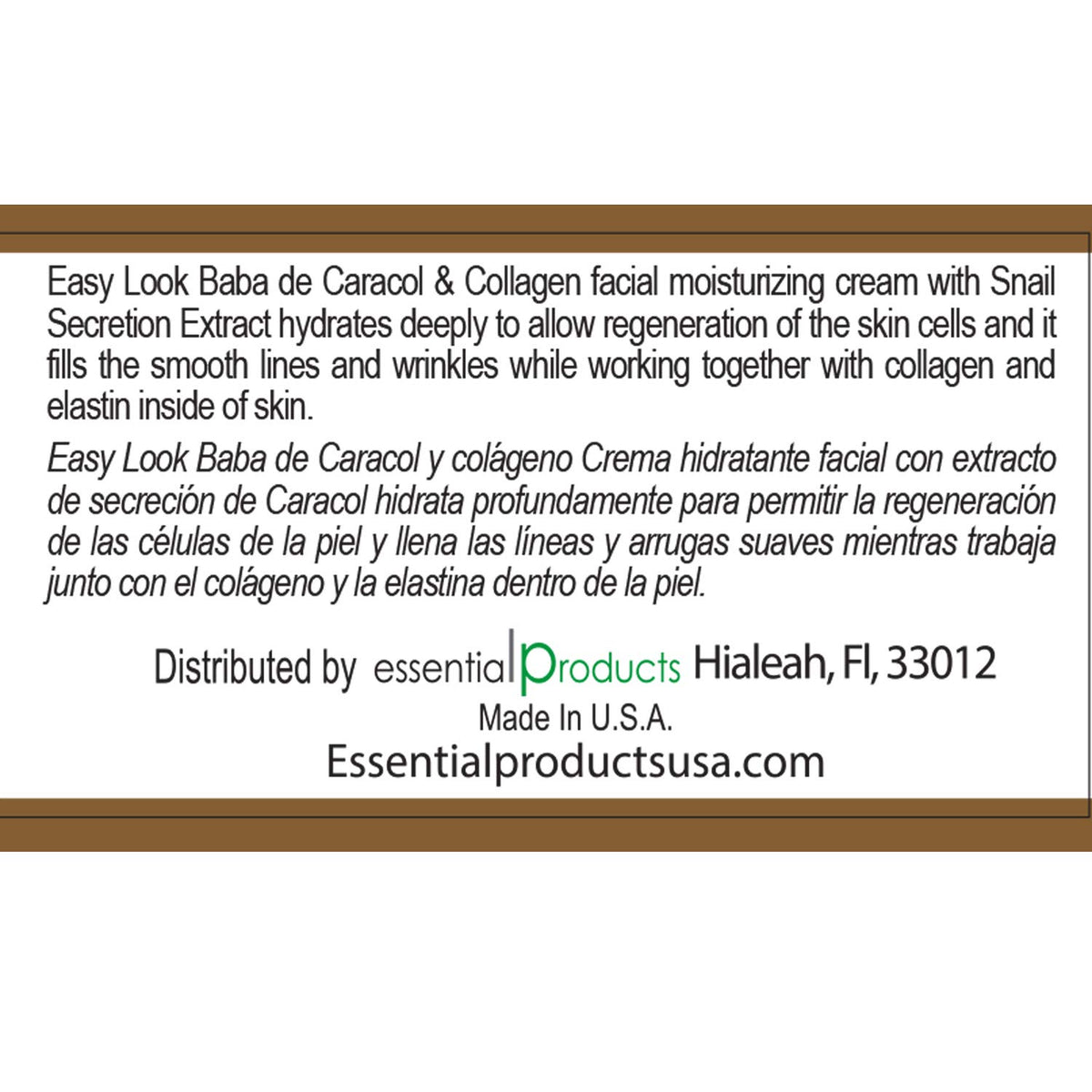 EASY LOOK hand applying cream demonstrating quick moisturization