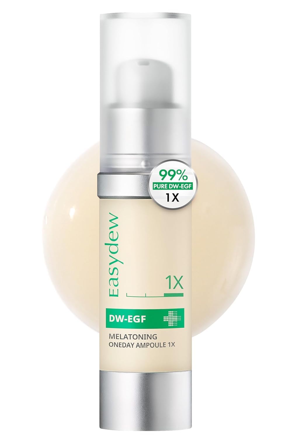 EASYDEW front bottle showing packaging and calming tone benefits