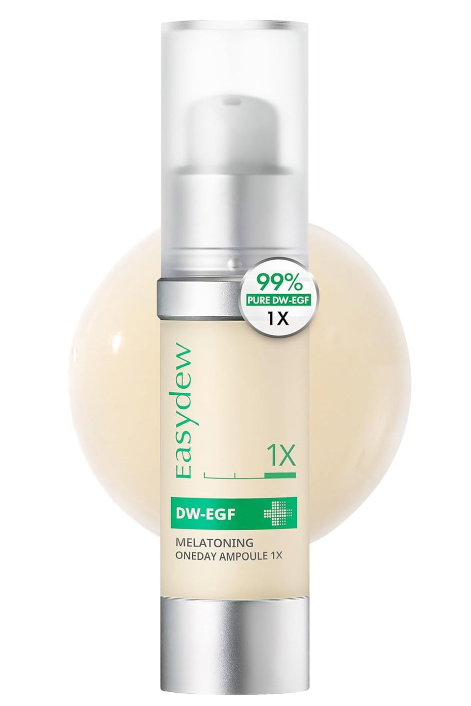 EASYDEW front bottle showing packaging and calming tone benefits
