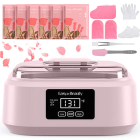 EASYINBEAUTY front view of paraffin wax machine showing sleek design and capacity benefit