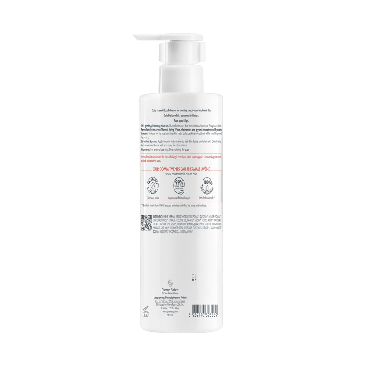 Eau Thermale Avène cleanser on bathroom shelf portraying calm skincare ritual