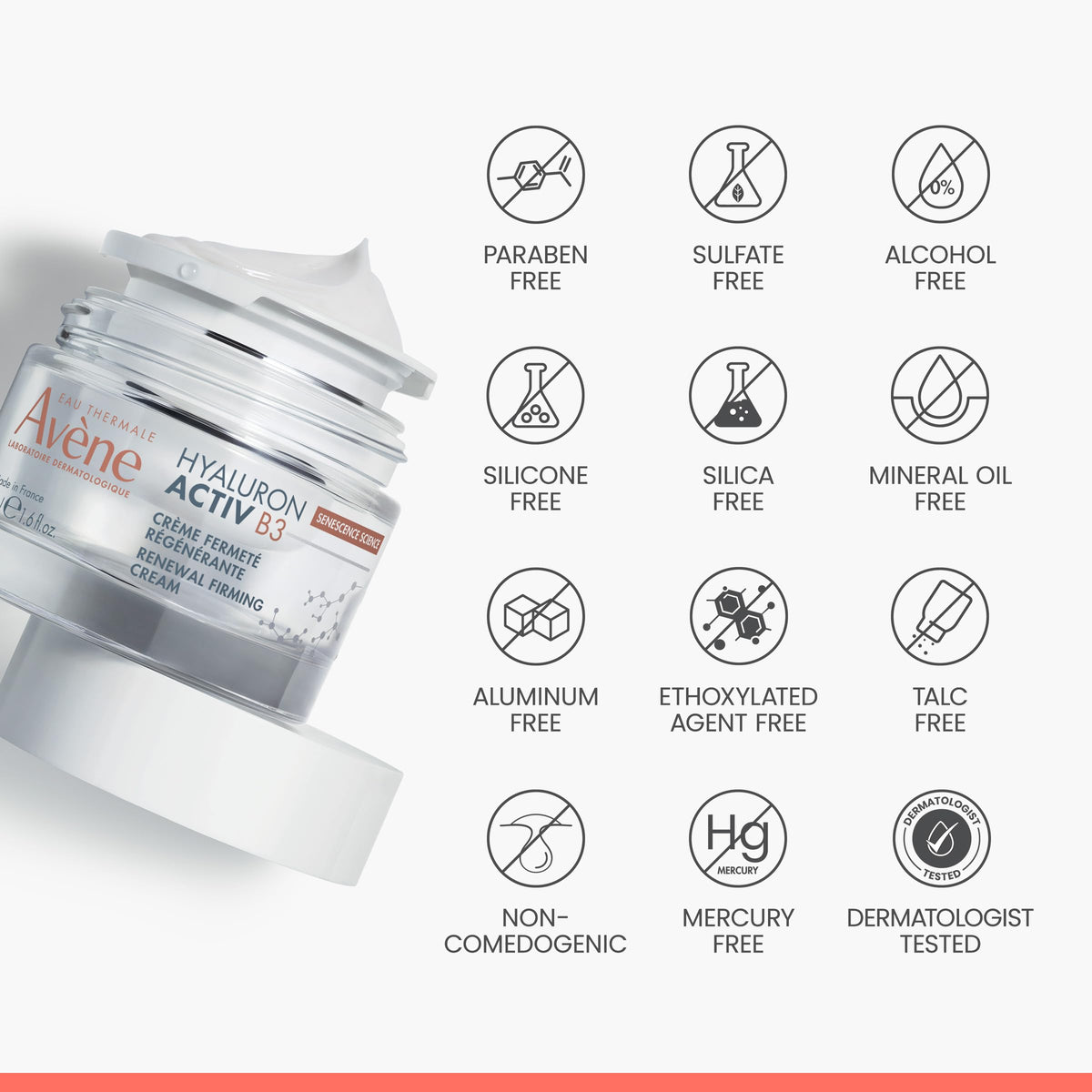 Eau Thermale Avène 50ml tube in hand showing true size and portability