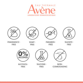 Eau Thermale Avène applying cleanser to face demonstrating gentle routine