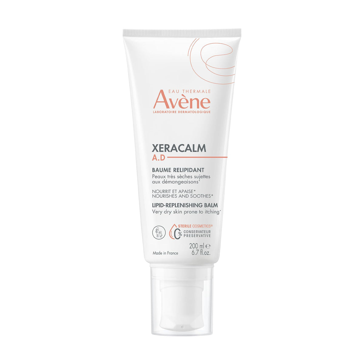 Eau Thermale Avène front packaging showing balm and volume benefit