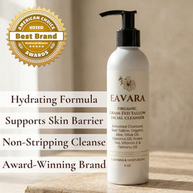 Eavara aloe and green tea botanicals showcasing soothing antioxidant support