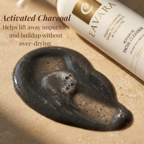 Eavara activated charcoal ingredient image clarifying pore benefits