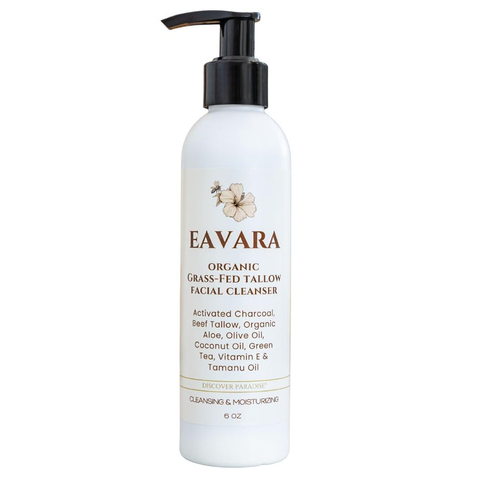 Eavara front packaging bottle showing label and pump for easy daily use