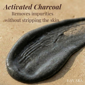 Eavara foam texture close-up showing creamy lather and gentle cleanse