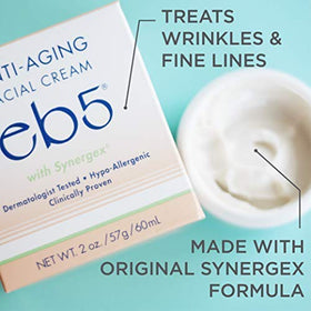 eb5 application on neck demonstrating targeted smoothing and hydration