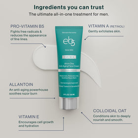 eb5 tube in hand showing 4 fl oz scale and travel readiness