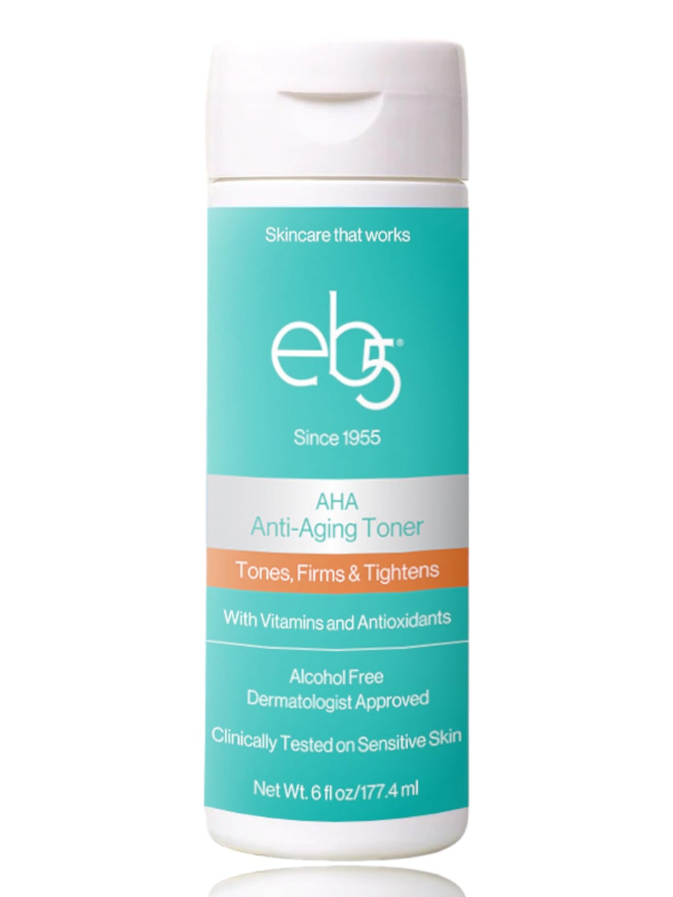 eb5 front bottle showing clean packaging and product benefit
