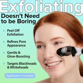 Ebanel tube with applicator ready for mess-free, even mask application