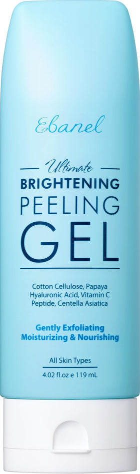Ebanel front packaging showing brightening peeling gel and brand clarity
