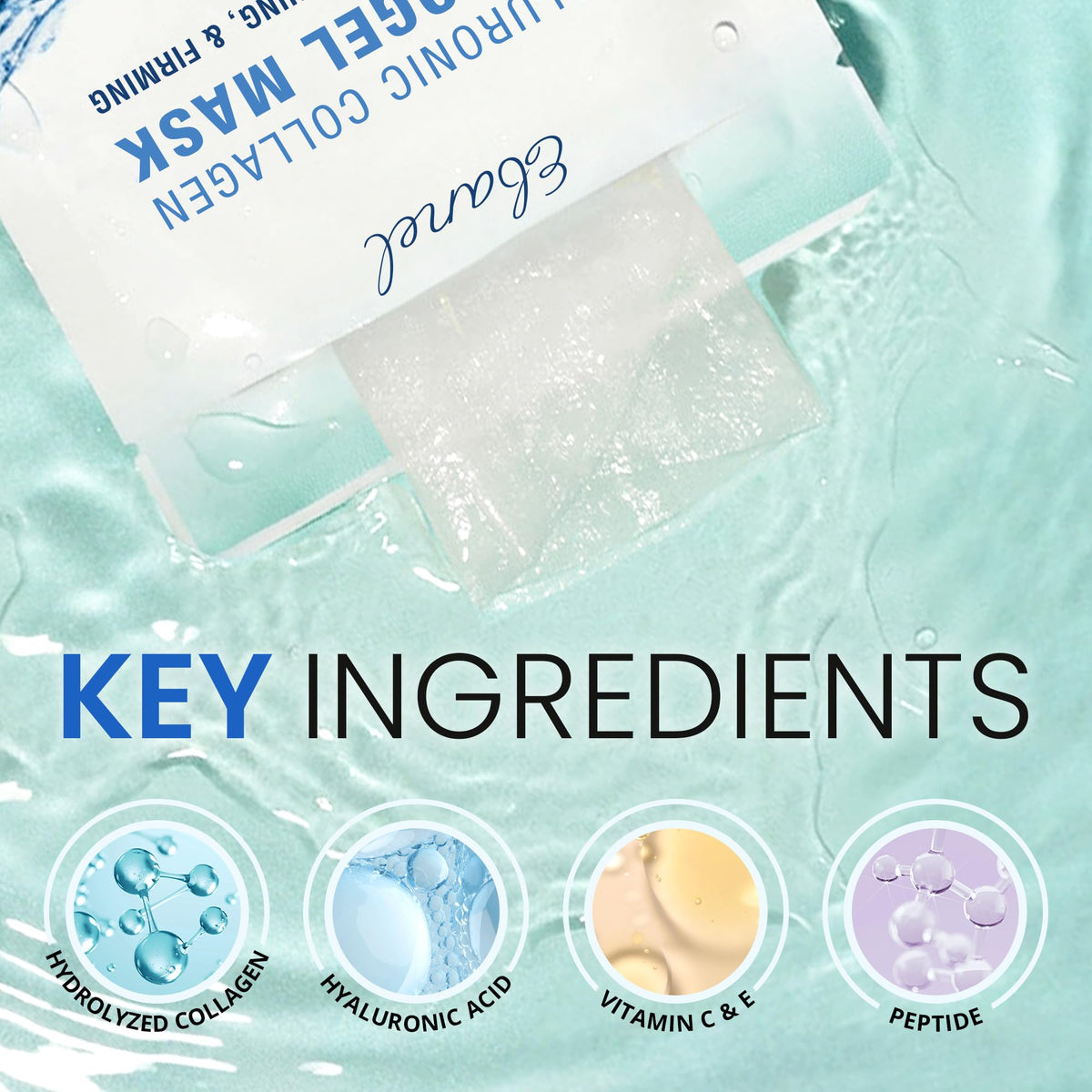 Ebanel pouring mask essence to show rich serum and hydration boost