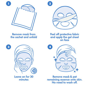 Ebanel mask beside ruler to show size and facial coverage comparison