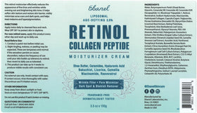 Close-up of Ebanel retinol cream on fingertip highlighting creamy texture and nourishment
