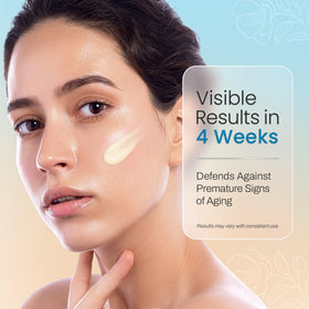 Ebanel retinol cream label and ingredient panel showing key actives for tone and firmness