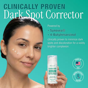 Ebanel dropper releasing serum, highlighting silky texture and easy application
