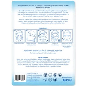 Ebanel mask in spa setting showing relaxing 15-minute hydrating treatment