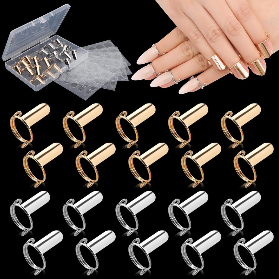 EBANKU front packaging showing gold and silver rings and tabs, clear gift-ready set
