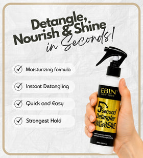 EBIN NEW YORK close-up of formula texture with visible shine