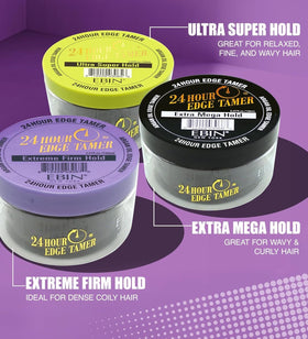 EBIN NEW YORK visual of argan and castor oils highlighting nourishing ingredients benefit
