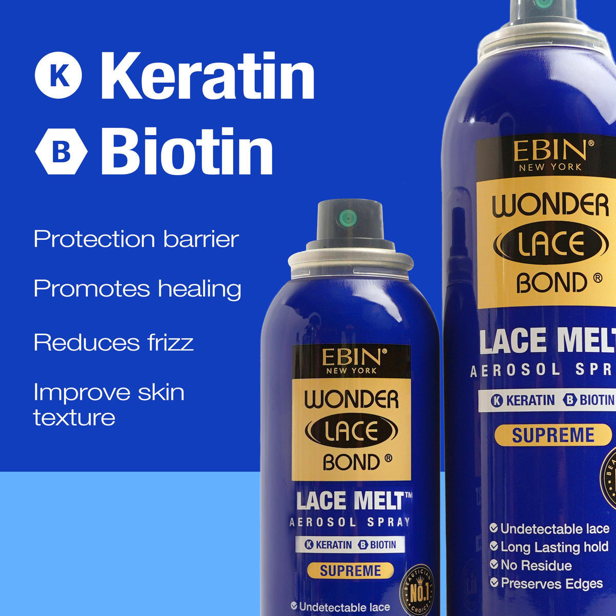 EBIN NEW YORK used during wig application for secure natural hairline