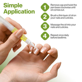 ECCO PURE shiny nail after use illustrating improved appearance benefit