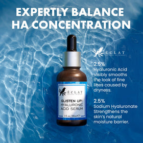 Eclat Skincare on bathroom vanity in natural light for everyday routine inspiration