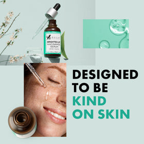 Eclat Skincare next to green tea and chamomile illustrating botanical antioxidant support benefit