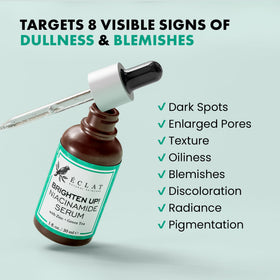 Eclat Skincare serum texture on skin showing lightweight absorbency and hydration benefit