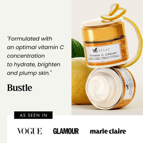 Eclat Skincare botanical ingredients flatlay displaying natural antioxidant support